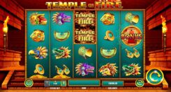 Temple of Fire slot game Reel