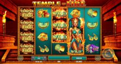 Temple of Fire slot won wild