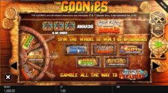 The Goonies Slot Game Bonuses