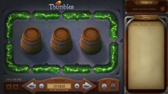 Thimbles Slot Game First Screen