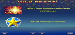 Wild Respin Slot Game Wild Scatter