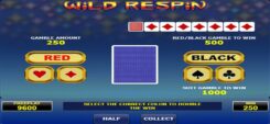 Wild Respin slot game gamble