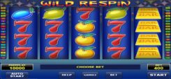Wild Respin slot game reels