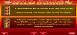 Wild Stars Slot Game Features
