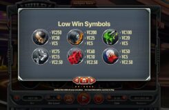 Wild Trucks Slot Low Win Symbols