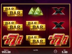 777 Gems slot game win