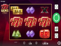 777 Gems slot game won