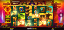 Aztec Gold Extra Gold Megaways slot game won