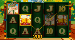 Biergarten Unlimited slot game win
