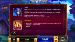 Blue Wizard slot game wild scatter