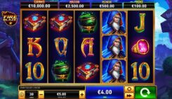 Blue Wizard slot game win