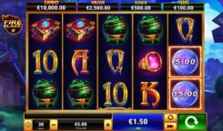 Blue Wizard slot game won