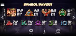 Book of Toro slot game symbols