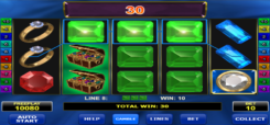 Cool Diamonds II slot game win