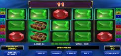 Cool Diamonds II slot game won
