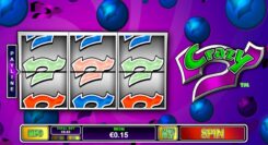 Crazy 7 slot game won