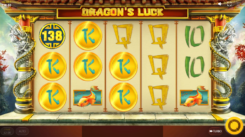 Dragons Luck slot game won