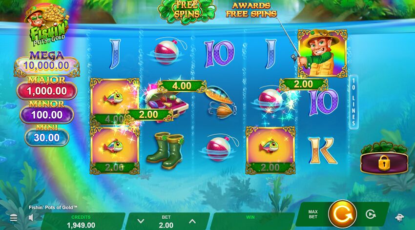 Fishin Pots of Gold slot game low