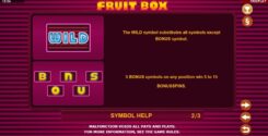 Fruit Box slot game wild scatter