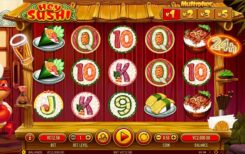 Hey Sushi slot game reel