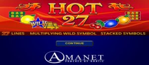 Hot 27 slot game logo