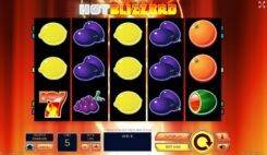 Hot Blizzard slot game reel