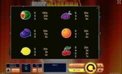 Hot Blizzard slot game symbols