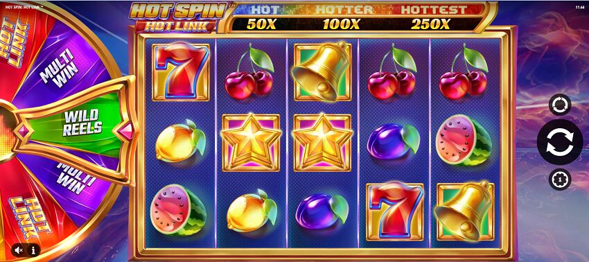 Hot Spin Hot Link slot game low