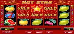 Hot Star slot gamw win