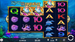 King of the Trident slot game reel
