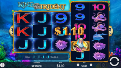 King of the Trident slot game win