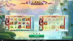 Koi Princess slot game first screen