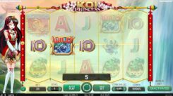 Koi Princess slot game won