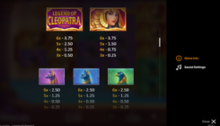 Legend of Cleopatra slot game high symbols