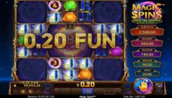 Magic Spins slot game win