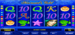 Mermaids Gold slot game win