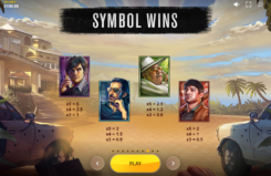 Narcos Mexico slot game high symbols