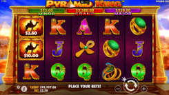 Pyramid King slot game reel
