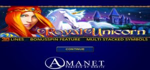 Royal Unicorn slot game logo