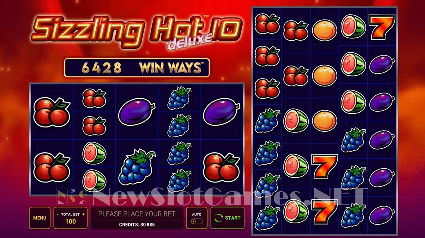 Sizzling Hot Deluxe 10 Win Ways Slot Game Win