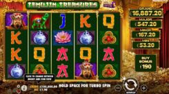 Temujin Treasures Slot game reel