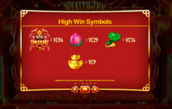 Wealth Inn slot game high symbols