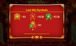 Wealth Inn slot game low symbols