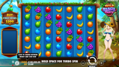 Wild Beach Party slot game reel