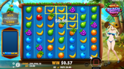Wild Beach Party slot game win
