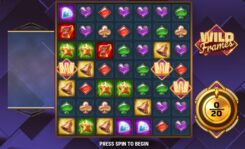 Wild Frames slot game reels