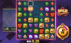 Wild Frames slot game win
