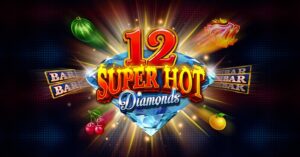 12 Super Hot Diamonds slot game logo