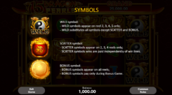 15 Dragon Pearls slot game features