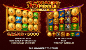 15 Dragon Pearls slot game logo